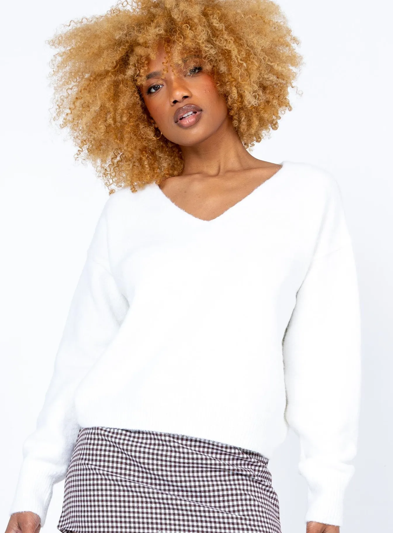 Princess Polly Amelia Sweater Cream Shop