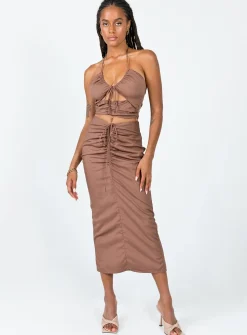 Princess Polly Amora Set  Brown Shop