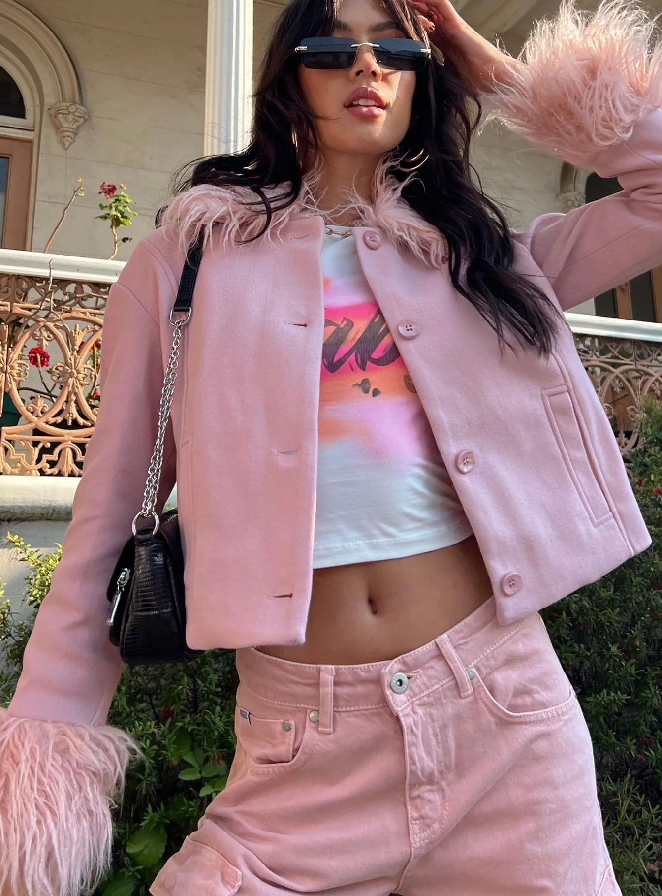 Princess Polly Ana Penney Lane Jacket Pink Store