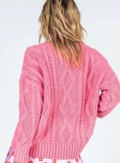 Princess Polly Anaya Oversized Sweater Pink Fashion