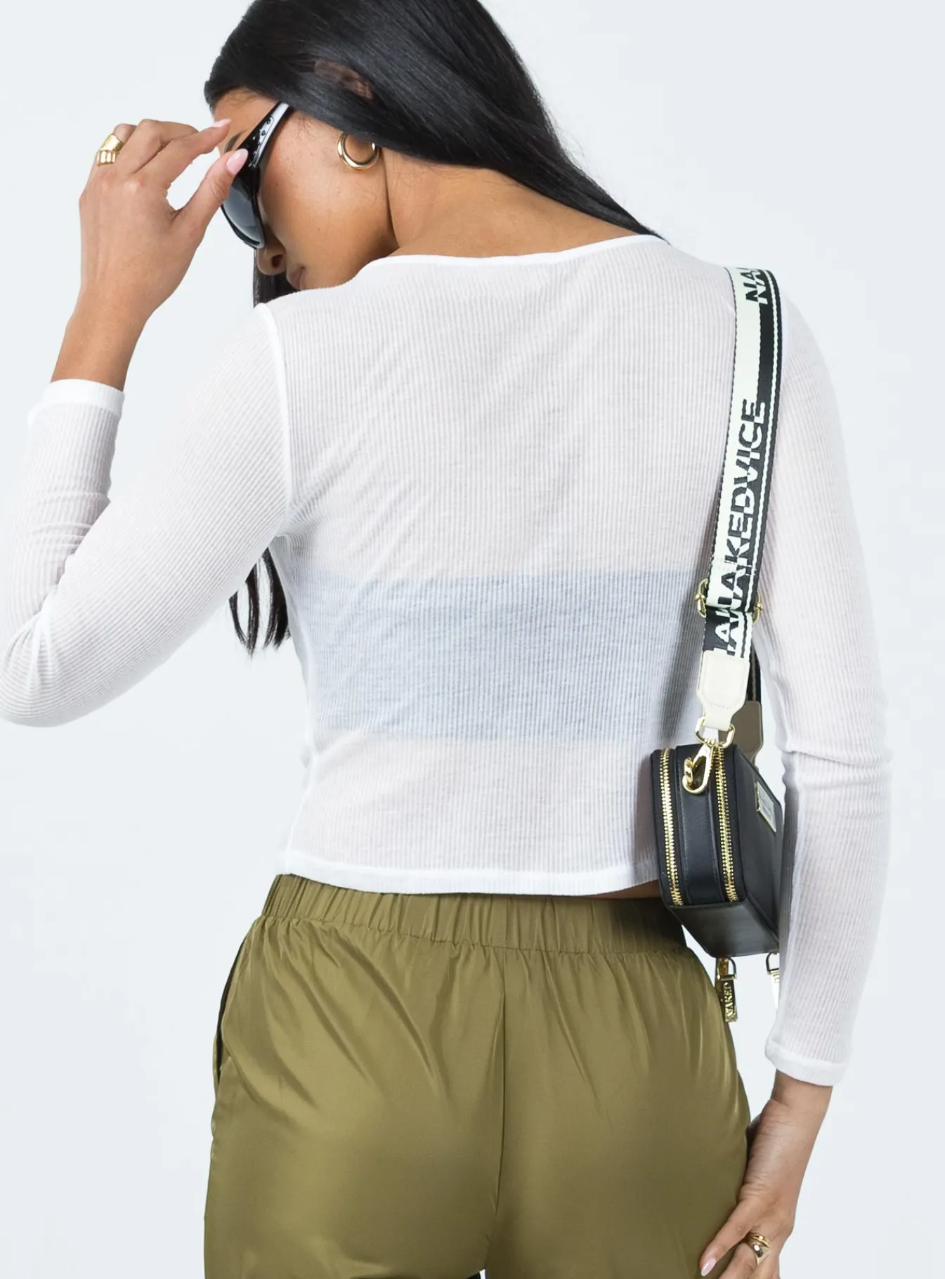 Princess Polly Andreas Long Sleeve Top White New