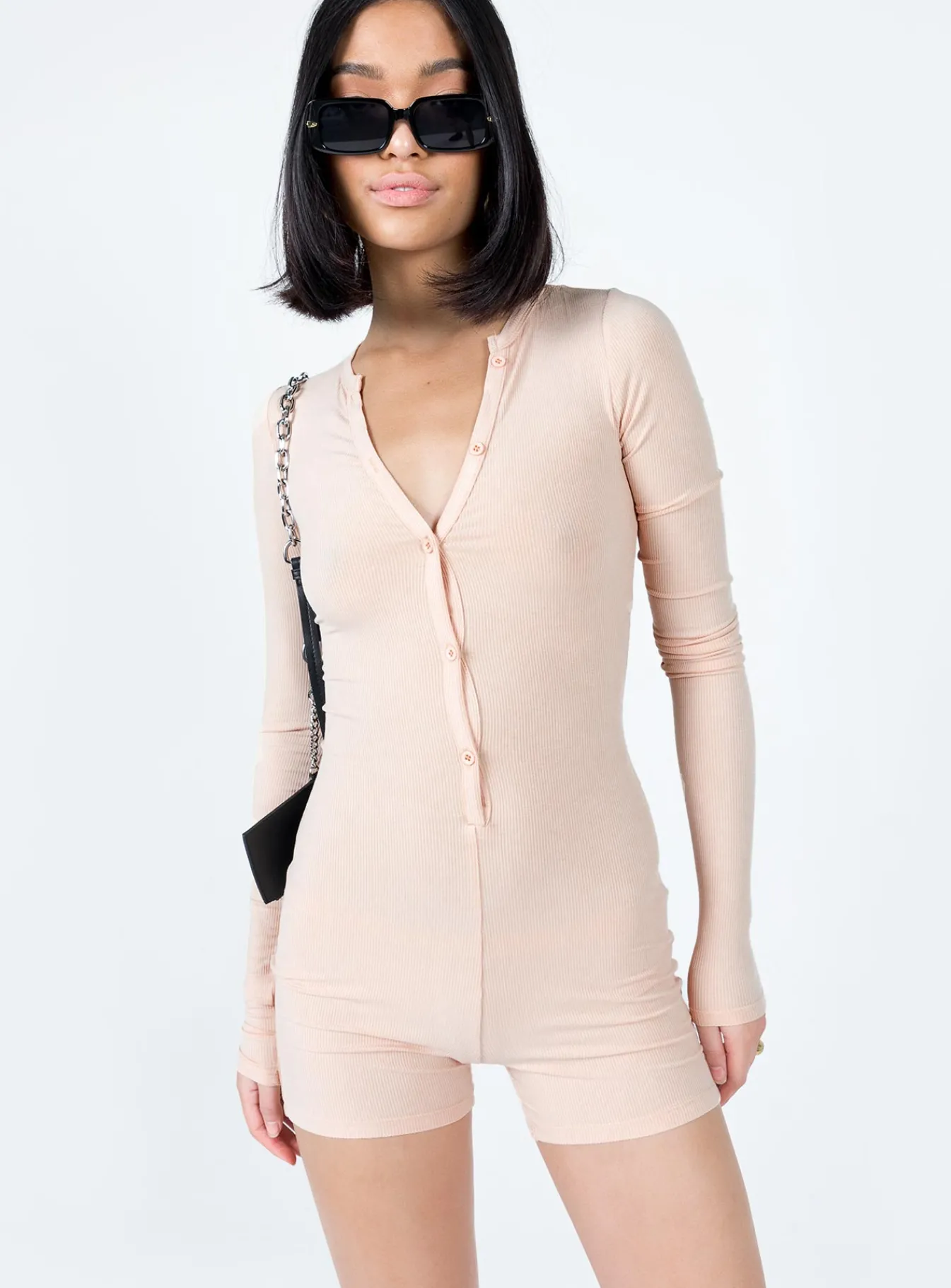 Princess Polly Angel Romper Beige Fashion