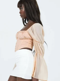 Princess Polly Angelina Ballet Top Champagne Shop