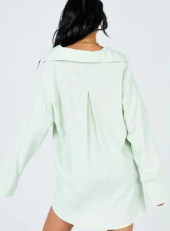 Princess Polly Angeline Top  Green Outlet