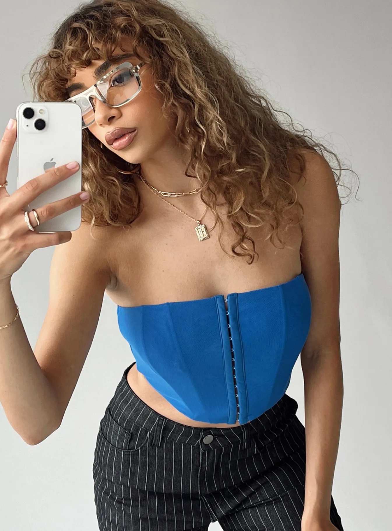 Princess Polly Angelique Corset Blue Fashion