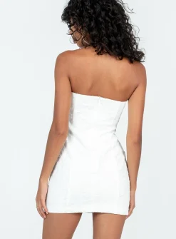 Princess Polly Anja Mini Dress  White Shop