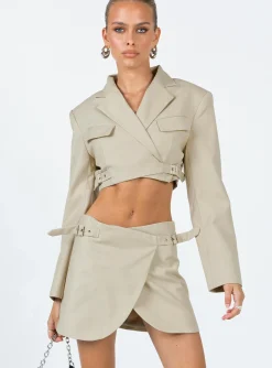 Princess Polly Anja Mini Skirt Camel   Beige Shop