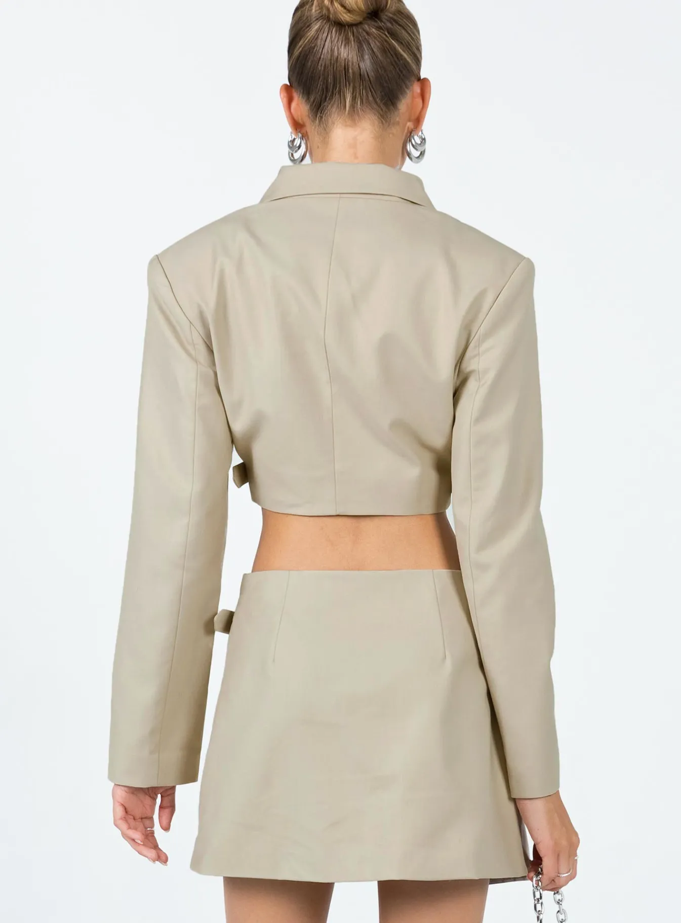 Princess Polly Anja Mini Skirt Camel Beige Shop