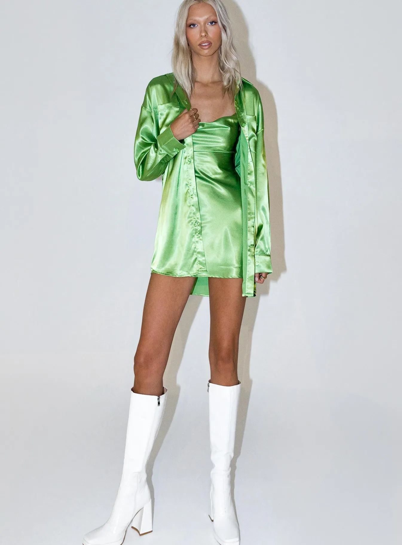 Princess Polly Annalise Set Green Online