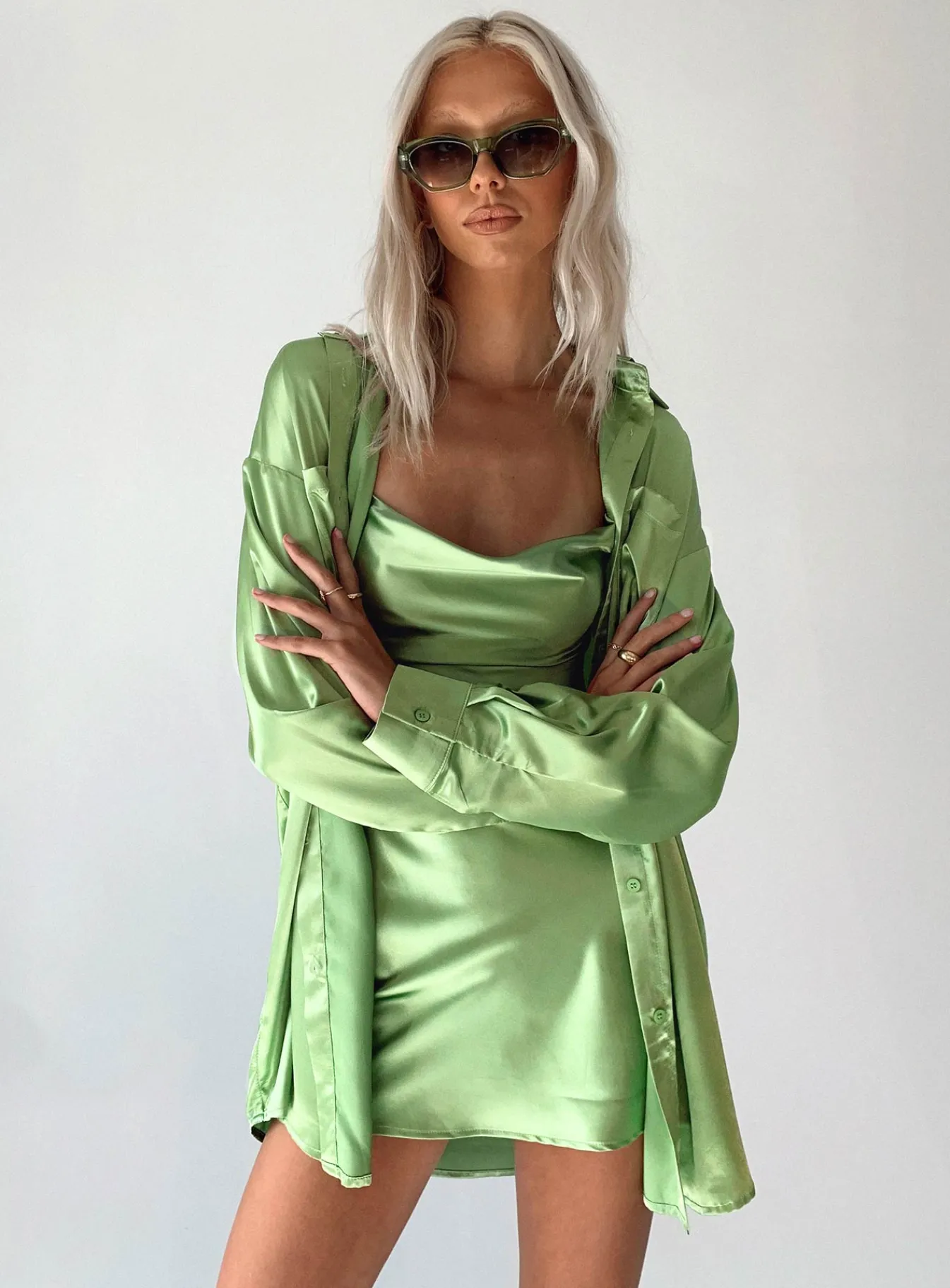 Princess Polly Annalise Set Green Online