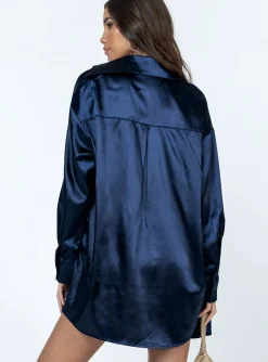 Princess Polly Annalise Set  Navy Discount