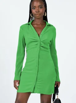 Princess Polly Annemarie Mini Dress  Green Best Sale