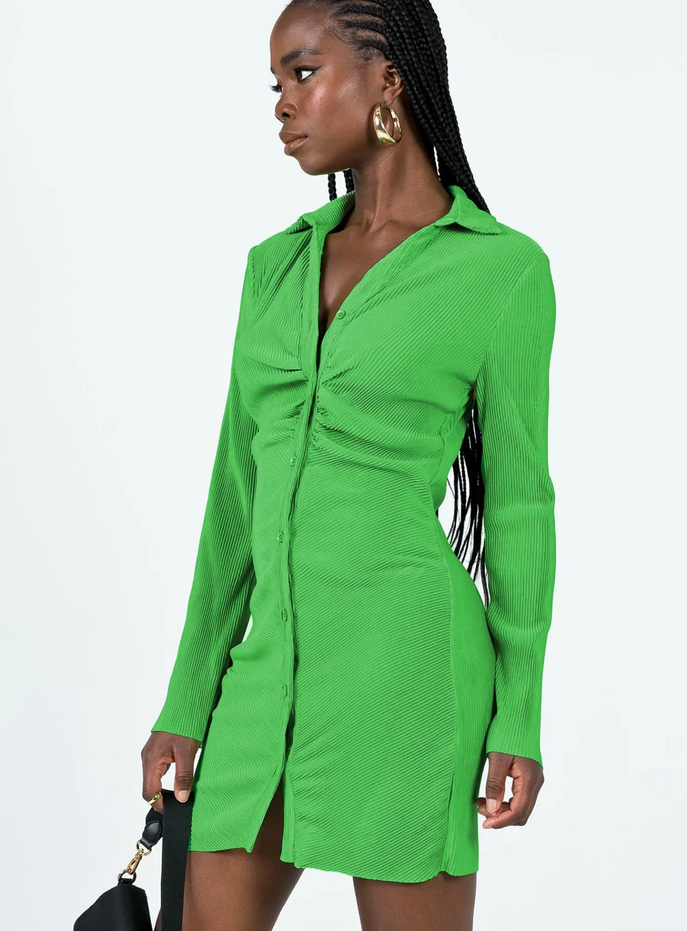 Princess Polly Annemarie Mini Dress Green Best Sale
