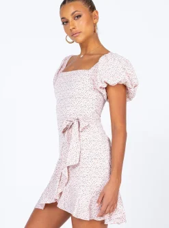 Princess Polly Annie Mini Dress Pink Hot