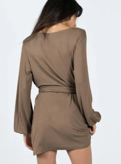 Princess Polly Antonia Mini Dress Brown Shop