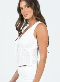 Princess Polly Antonia Top  White Online