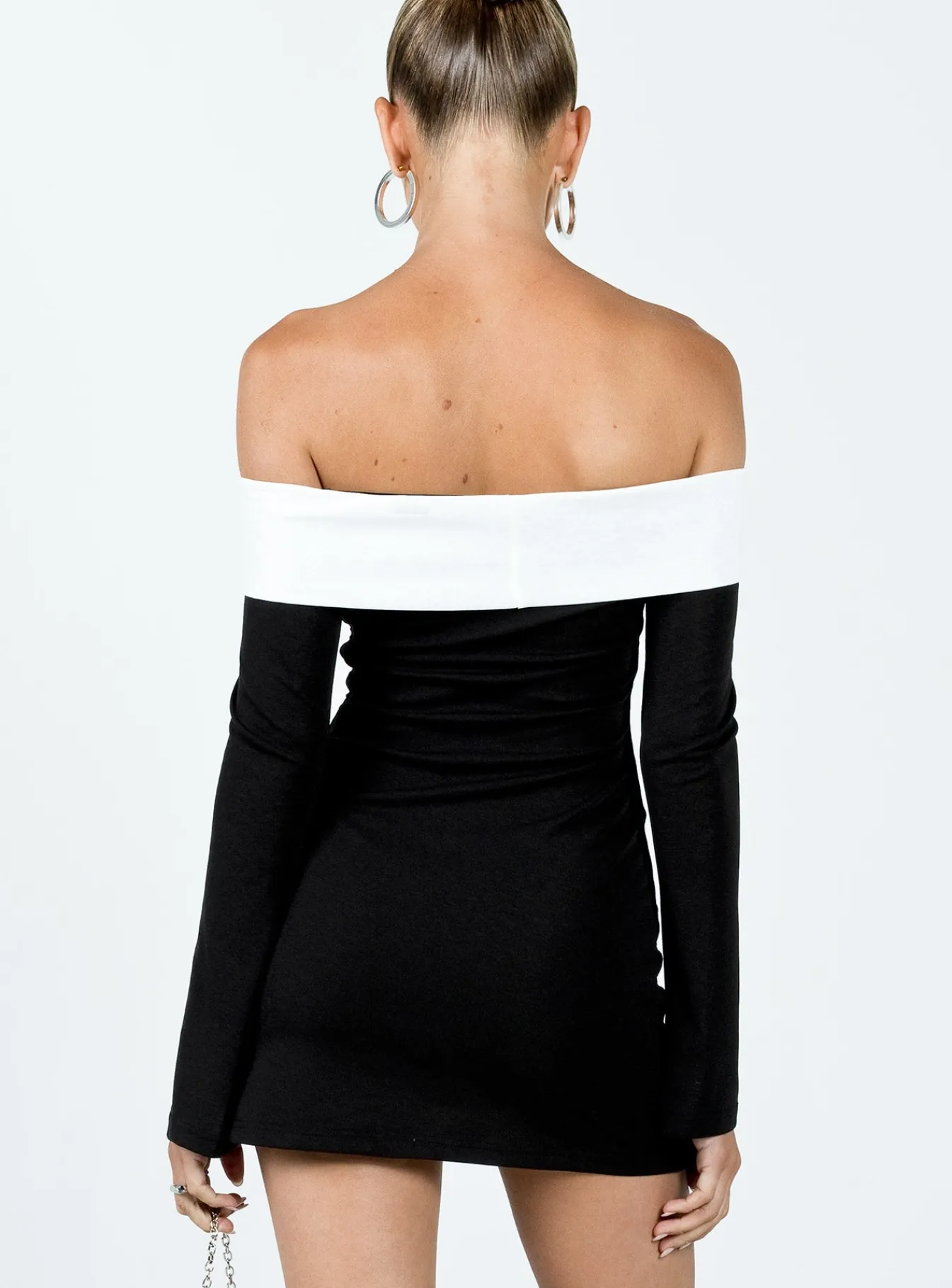 Princess Polly Anya Mini Dress Black / White Cheap