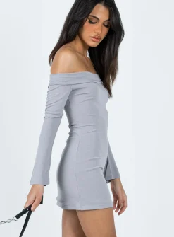 Princess Polly Anya Mini Dress Grey Hot