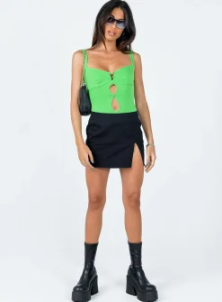 Princess Polly Applegate Bodysuit  Green Online