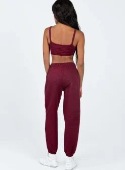 Princess Polly Arabella Set Burgundy Discount