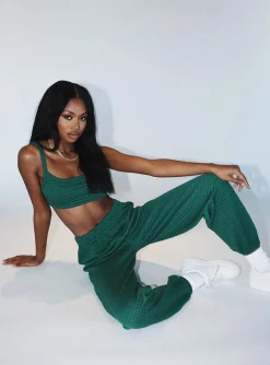 Princess Polly Arabella Set Forest Green Cheap