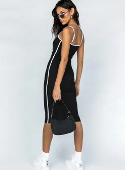 Princess Polly Arabellae Midi Dress Black Online