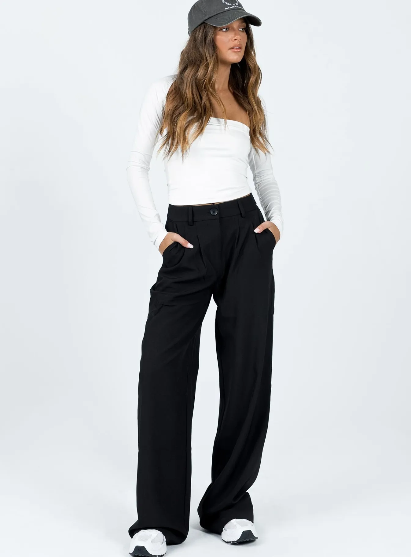 Princess Polly Archer Pantslower Impact Black Store