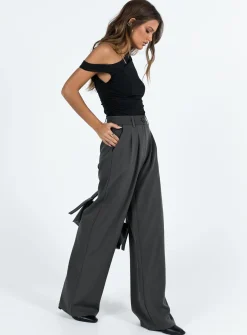 Princess Polly Archer Pantslower Impact Slate Clearance