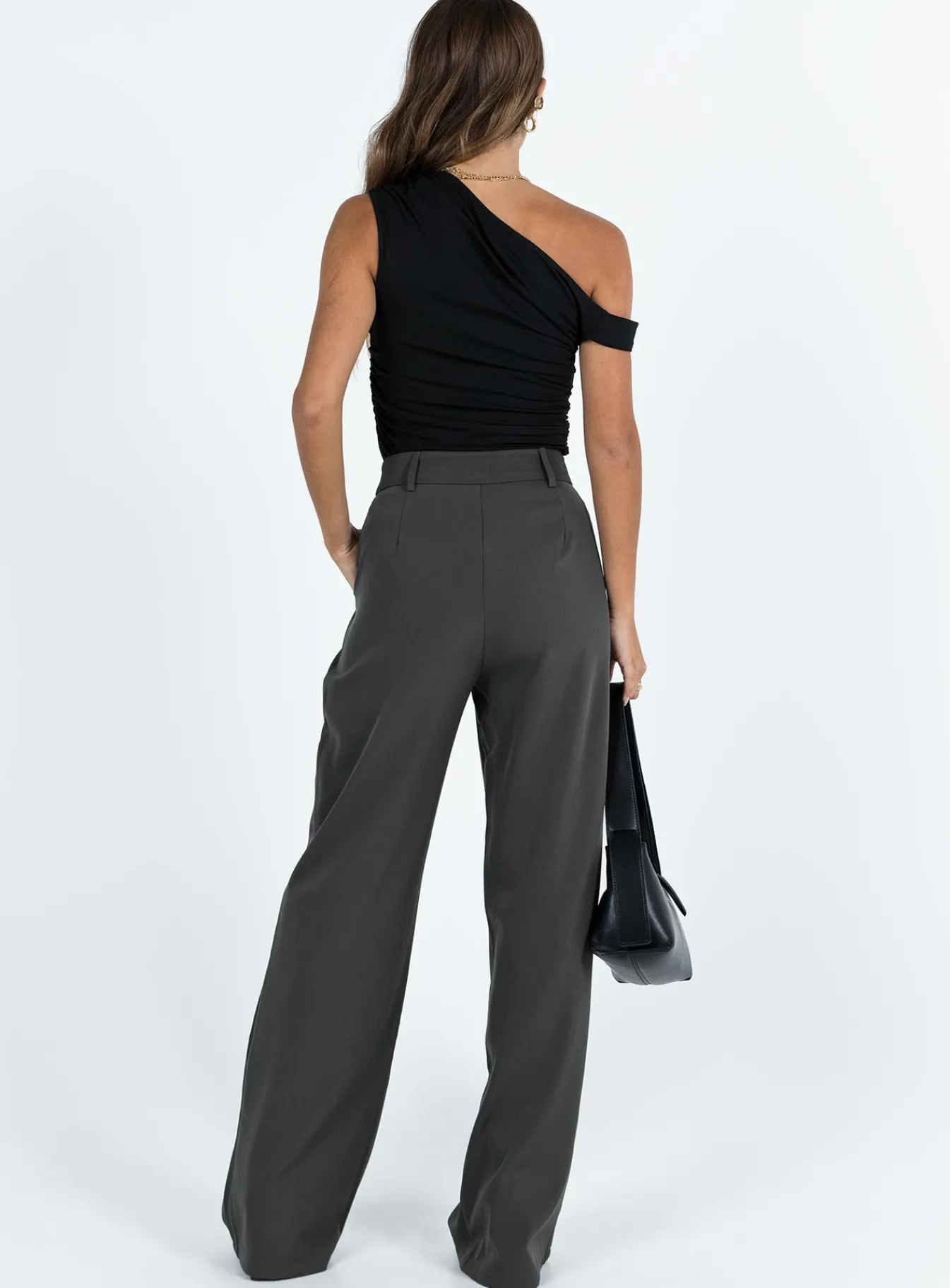 Princess Polly Archer Pantslower Impact Slate Clearance