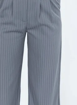 Princess Polly Archer Pantstall Pinstripe Grey Outlet