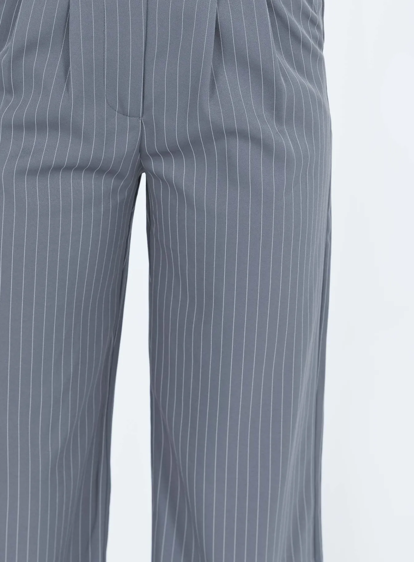 Princess Polly Archer Pantstall Pinstripe Grey Outlet