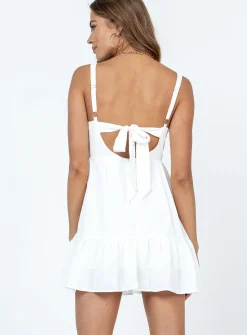 Princess Polly Arialena Mini Dress White New