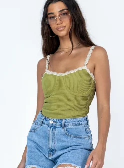 Princess Polly Arielle Bustier Green Best Sale
