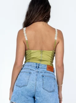 Princess Polly Arielle Bustier Green Best Sale