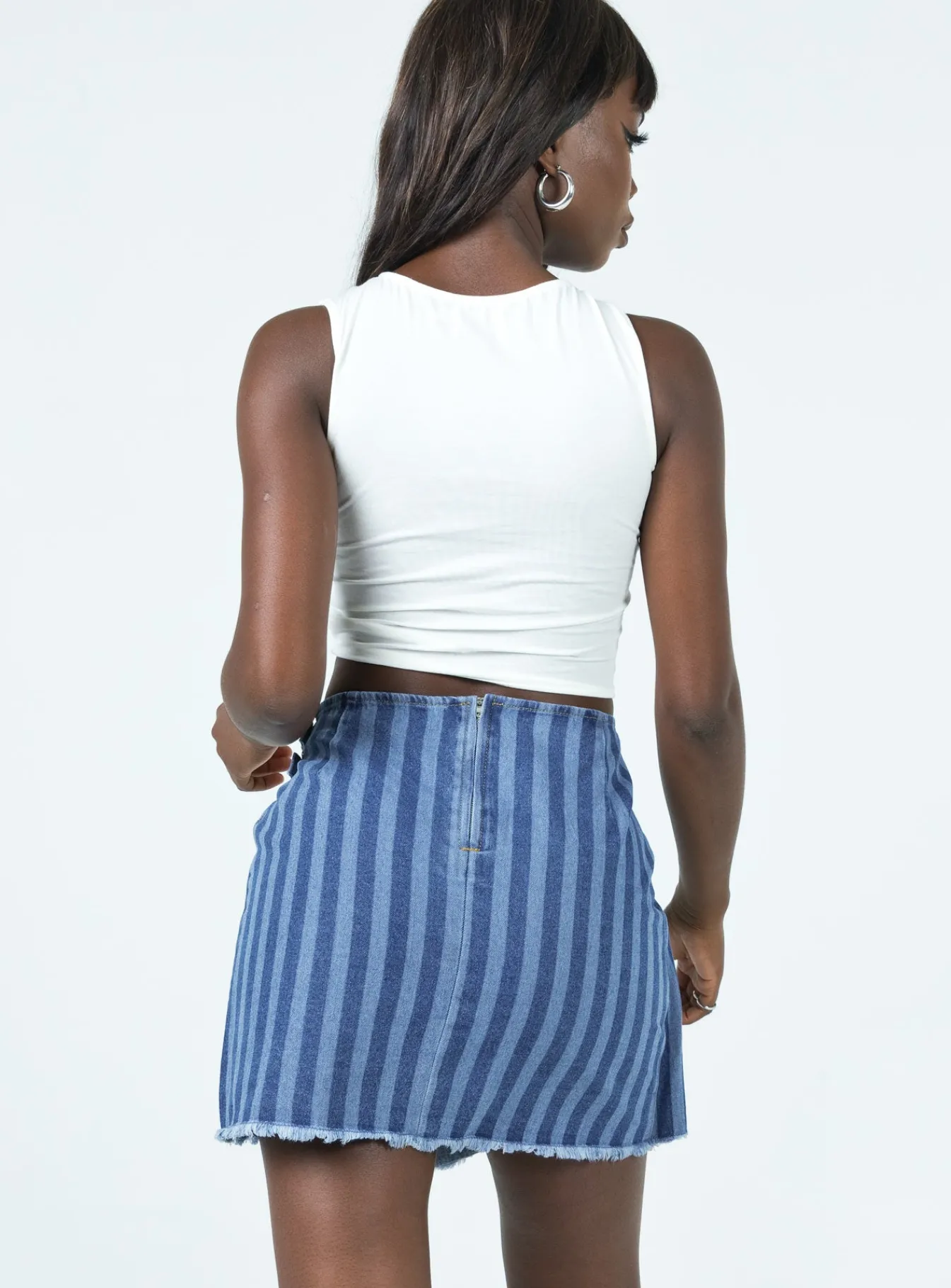Princess Polly Ariyah Wrapmini Skirt Denim Store