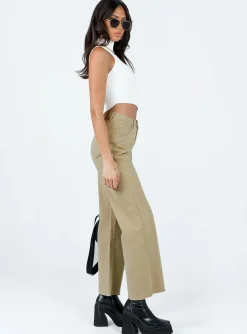 Princess Polly Arlington Straight Leg Denim Jeans Stone Discount