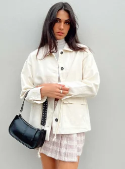 Princess Polly Armand Jacket  Cream Cheap