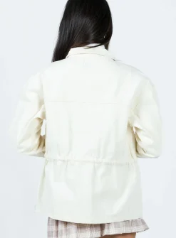 Princess Polly Armand Jacket Cream Cheap