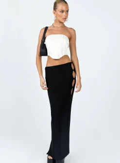 Princess Polly Armona Strapless Top Cream Best Sale