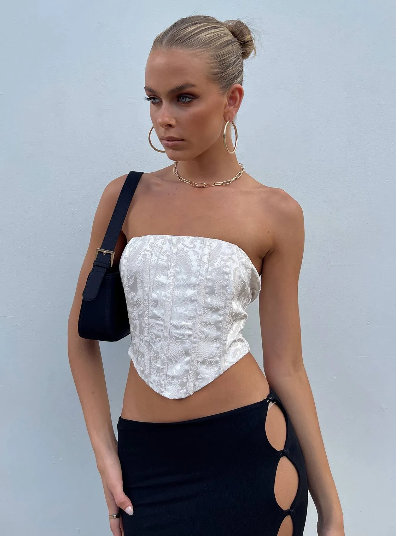 Princess Polly Armona Strapless Top Cream Best Sale