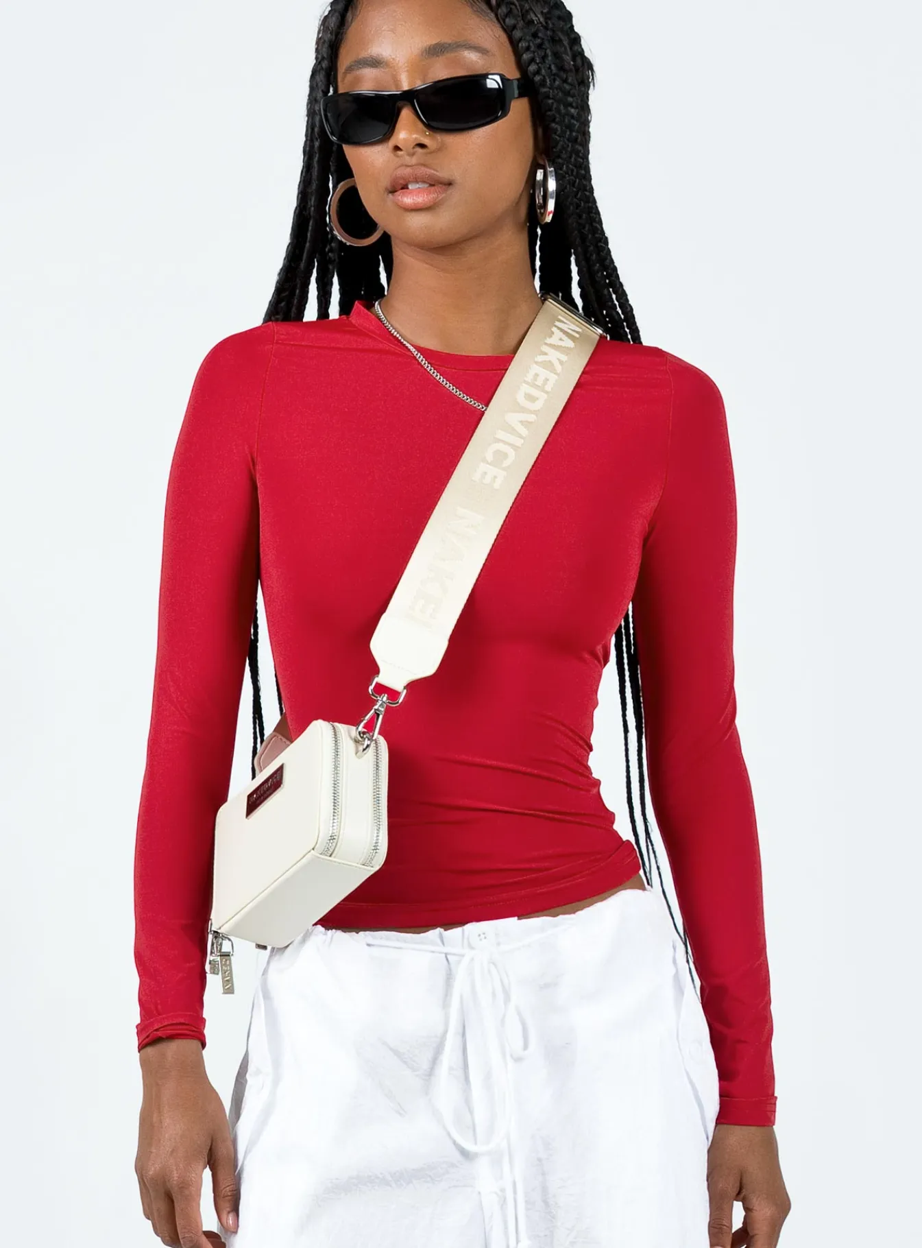 Princess Polly Arnim Long Sleeve Top Red Online