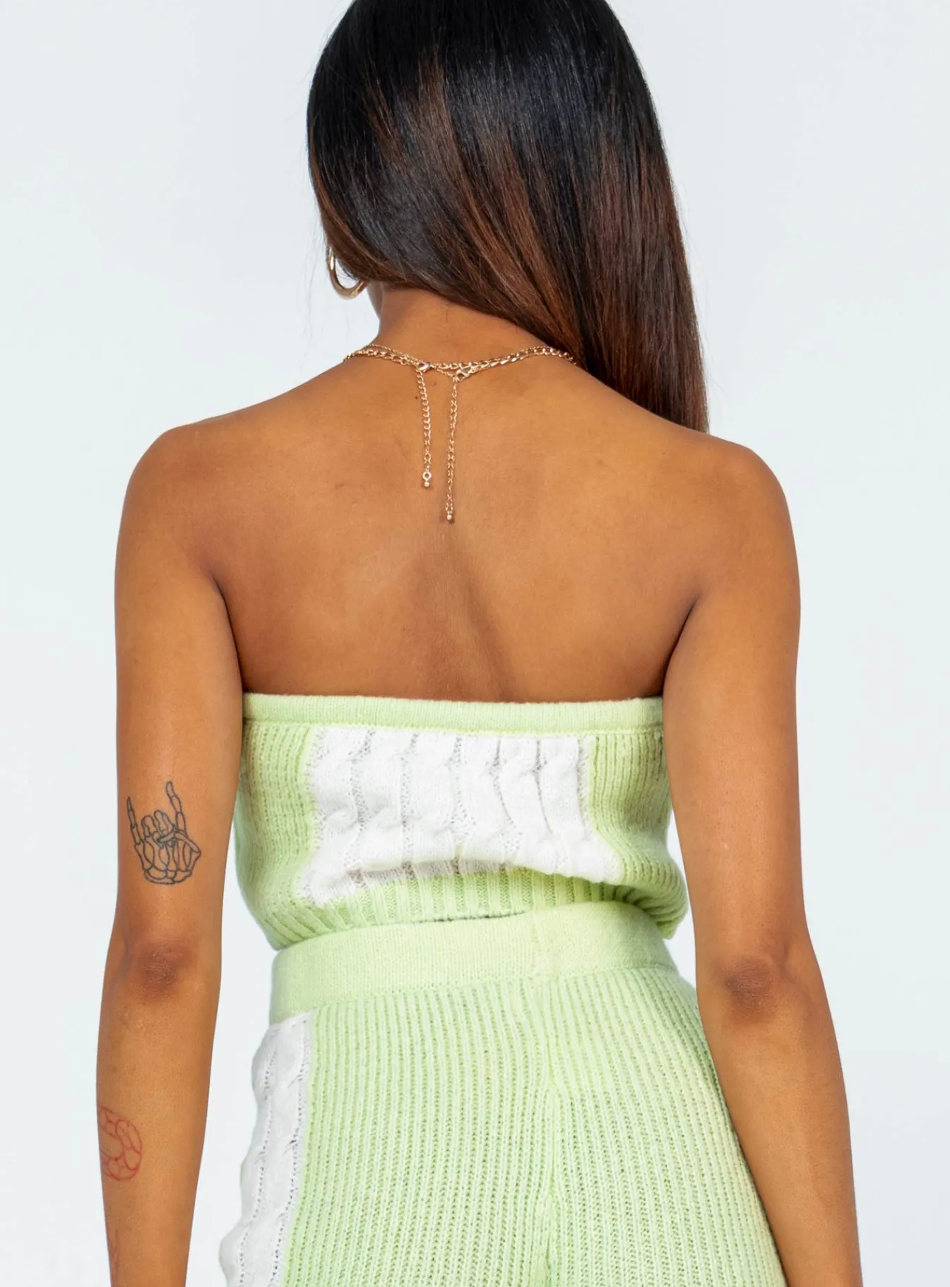 Princess Polly Artesia Strapless Top Green Online