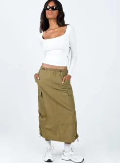 Princess Polly Arthie Long Sleeve Toplow Impact White Shop