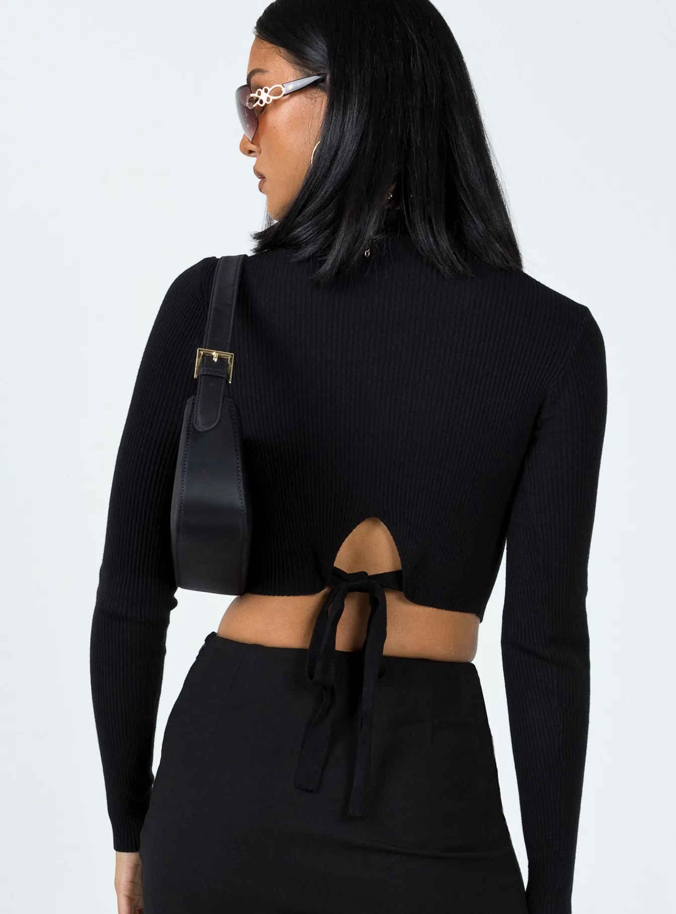 Princess Polly Arthur Long Sleeve Top Black Cheap