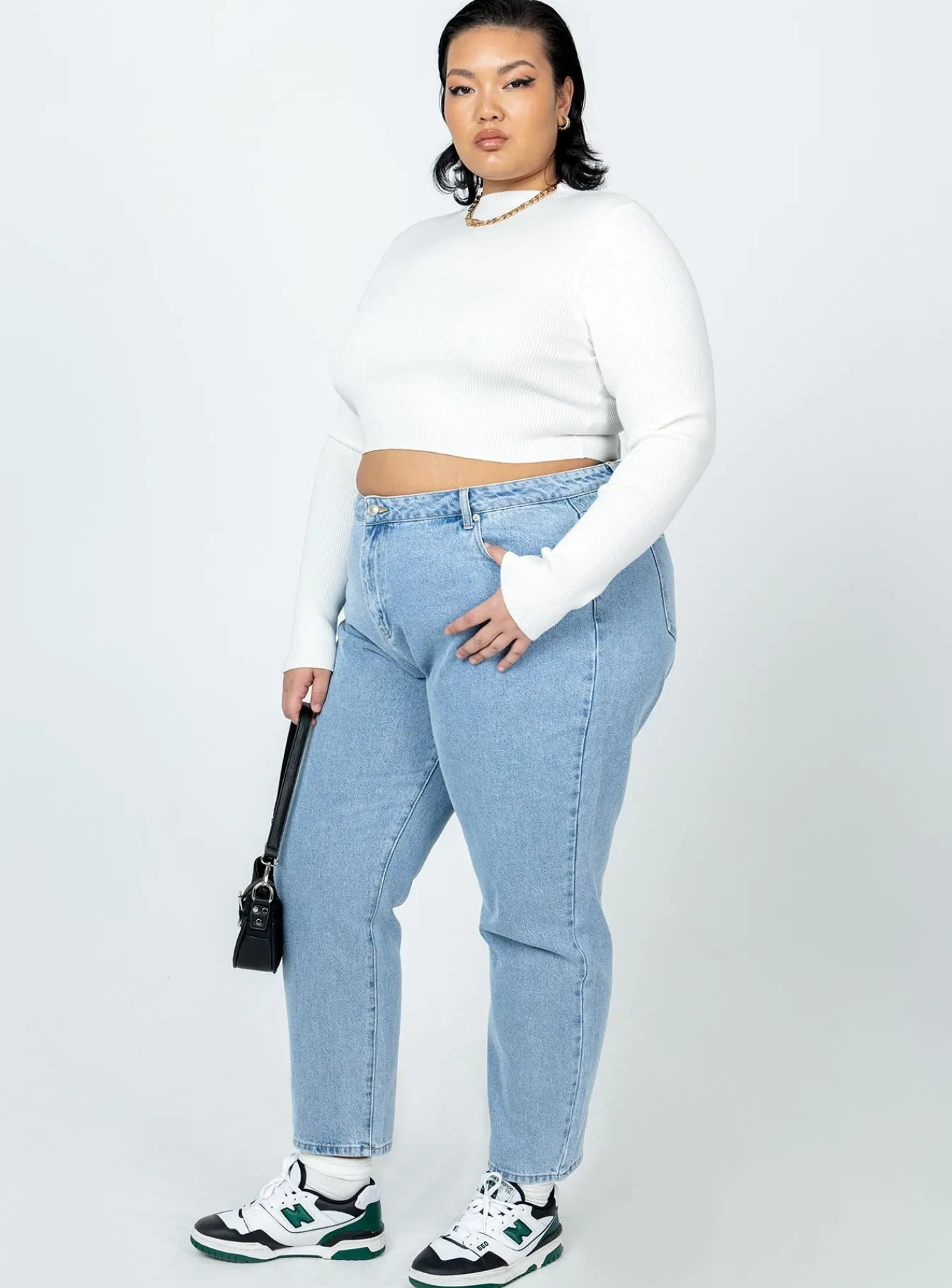 Princess Polly Arthur Long Sleeve Topcurve White Store
