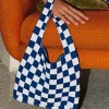 Princess Polly Ashten Bag/ White   Blue Store