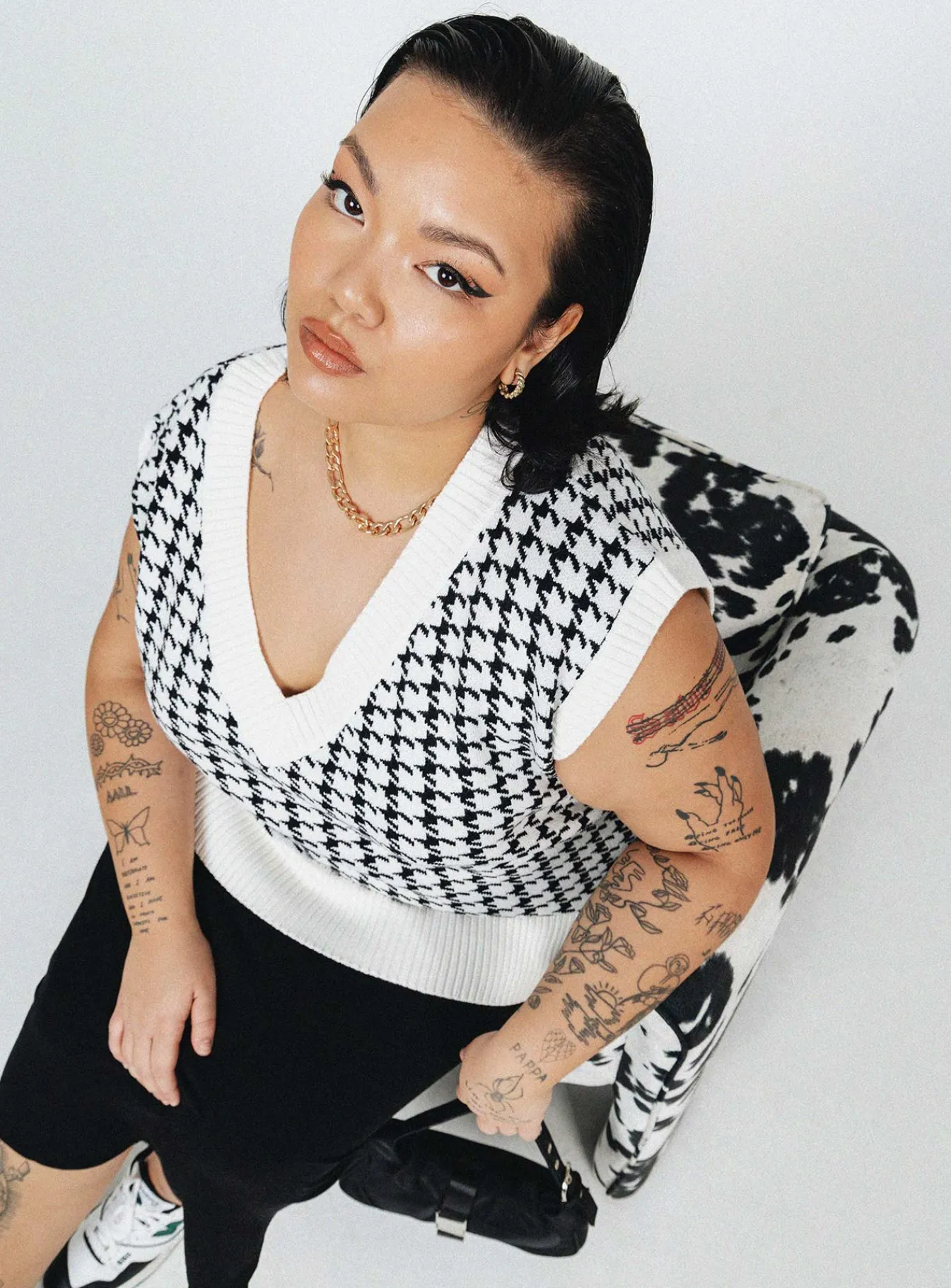 Princess Polly Ashton Sweater Vestcurve White Cheap