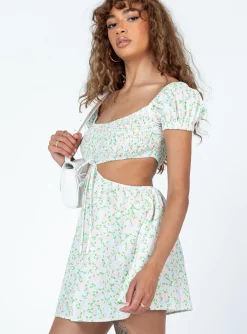 Princess Polly Asmaa Mini Dress Yellow Online