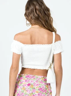 Princess Polly Asner Top White Shop