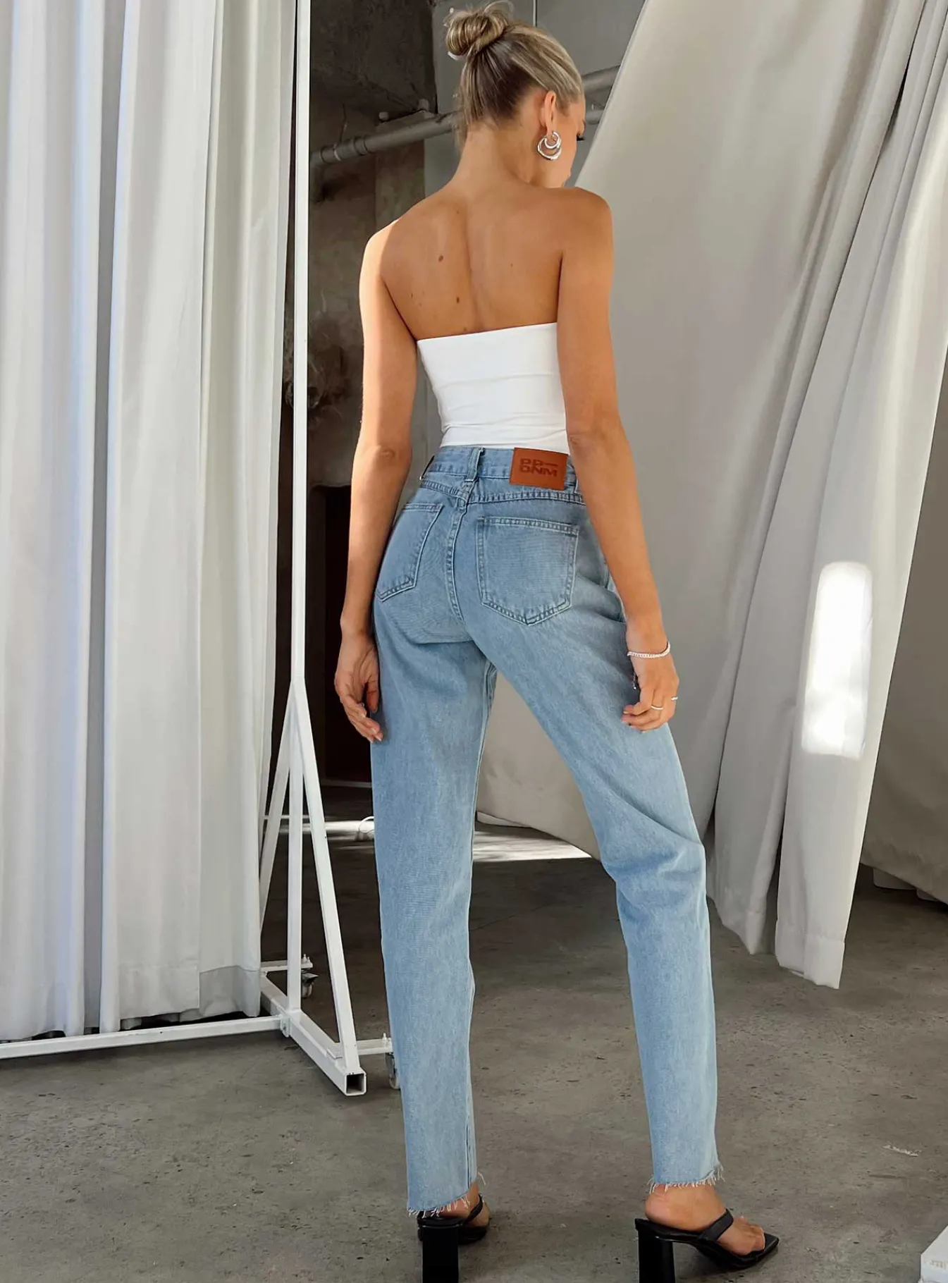 Princess Polly Aston Low Rise Slim Jean Denim Cheap